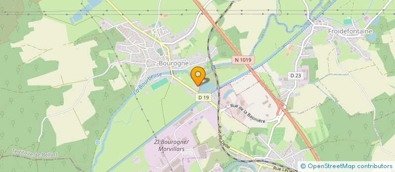 localisation de l'entreprise 518 682 950 à BOUROGNE