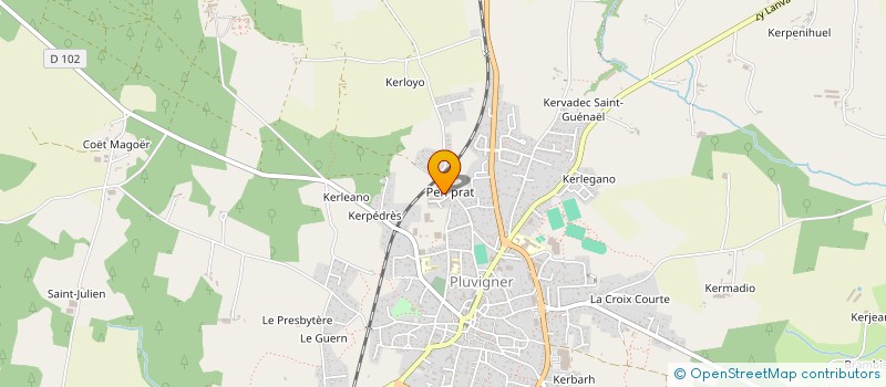 localisation de l'entreprise 518 686 654   PLUVIGNER