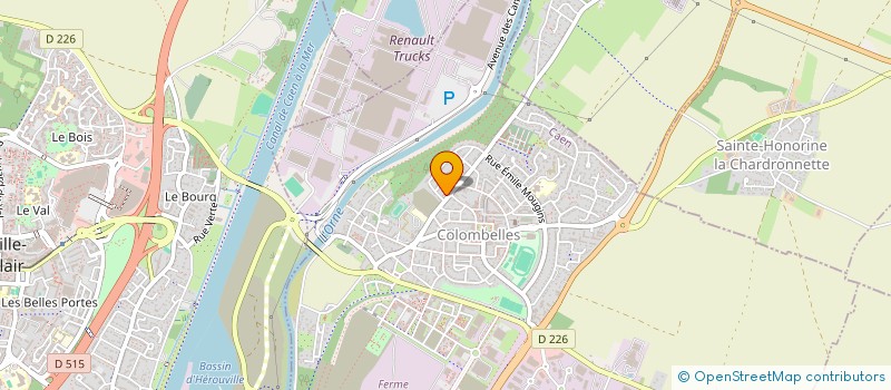 localisation de l'entreprise 518 687 801   COLOMBELLES