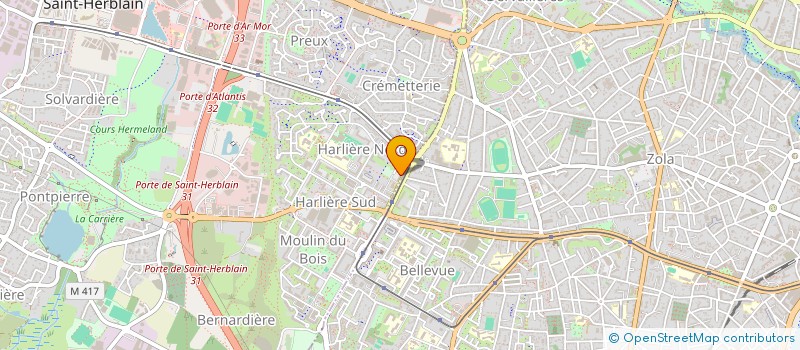 localisation de l'entreprise 518 691 811 à COUERON