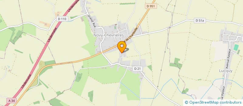 localisation de l'entreprise 518 695 135 à CHAMPAGNAC