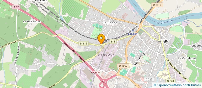 localisation de l'entreprise 518 695 291   TOULENNE