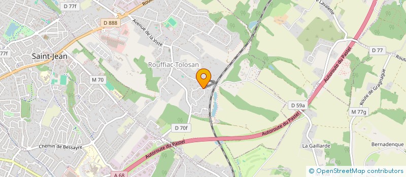 localisation de l'entreprise 518 698 626   ROUFFIAC-TOLOSAN