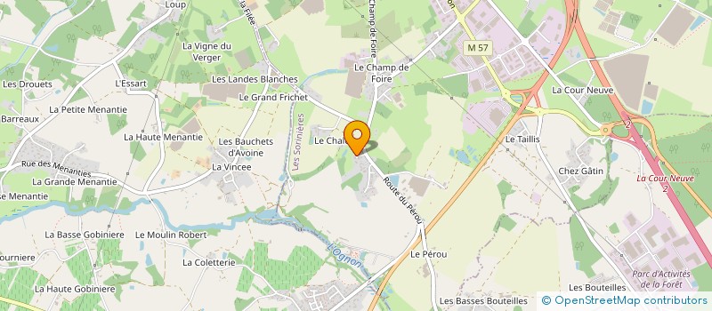 localisation de l'entreprise 518 701 750   LES SORINIERES