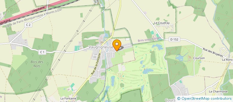 localisation de l'entreprise 518 704 051   VAUGRIGNEUSE