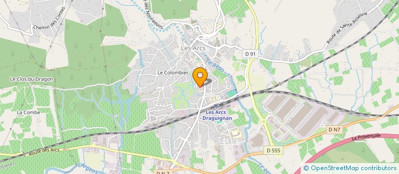 localisation de l'entreprise 518 736 269   LES ARCS