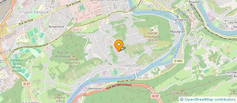 localisation de l'entreprise 518 758 065   AVRIGNEY-VIREY