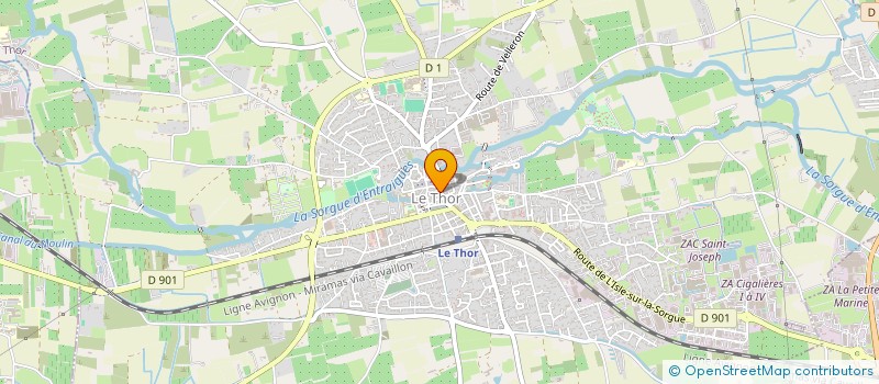 localisation de l'entreprise 518 761 200  à LE THOR