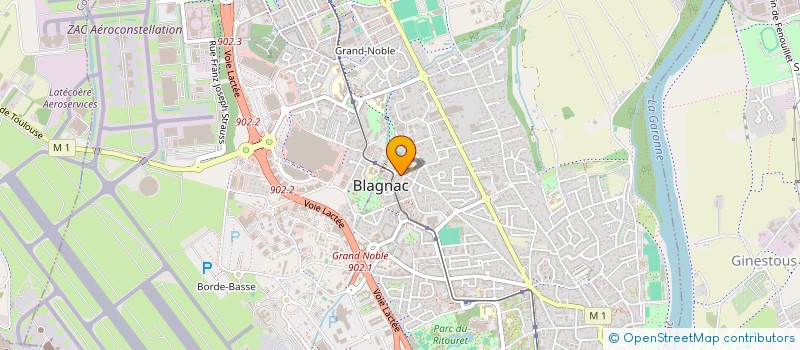 localisation de l'entreprise 518 761 333   BLAGNAC