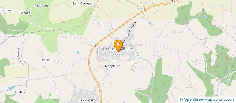 localisation de l'entreprise 518 779 632   LA CROIX-BLANCHE