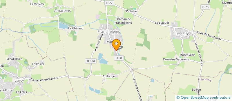 localisation de l'entreprise 518 814 157 à FRANCHELEINS