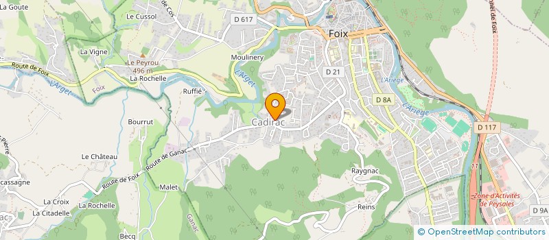 localisation de l'entreprise 518 834 452   PAMIERS