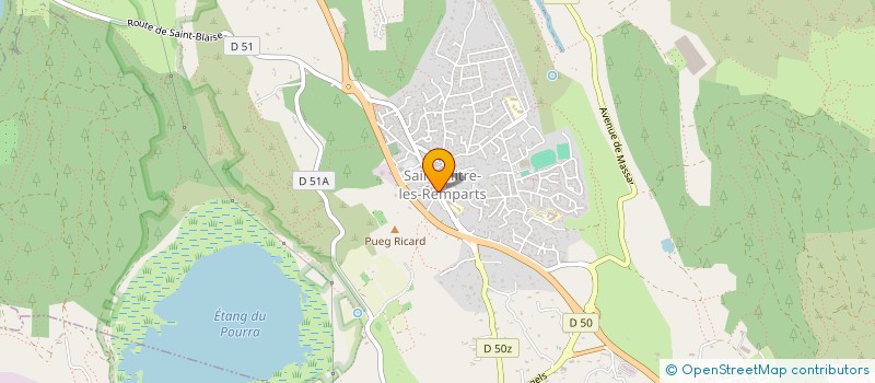 localisation de l'entreprise 518 837 760   SAINT-MITRE-LES-REMPARTS