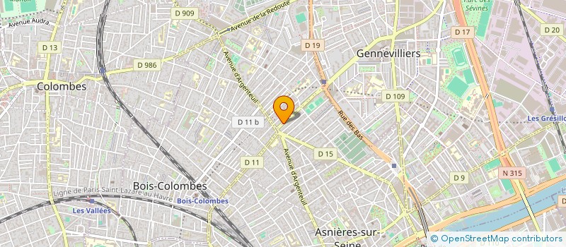 localisation de l'entreprise 518 845 573 à ASNIERES-SUR-SEINE