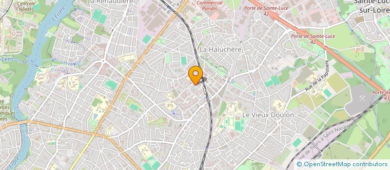 localisation de l'entreprise 518 847 975 à NANTES