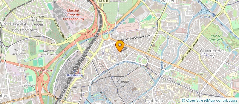 localisation de l'entreprise 518 888 847 à STRASBOURG