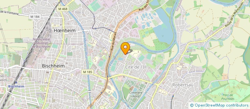 localisation de l'entreprise 518 890 066 à STRASBOURG