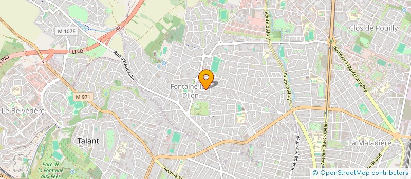 localisation de l'entreprise 518 940 085   FONTAINE-LES-DIJON