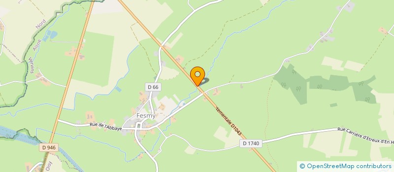 localisation de l'entreprise 518 951 405   VAUX-ANDIGNY