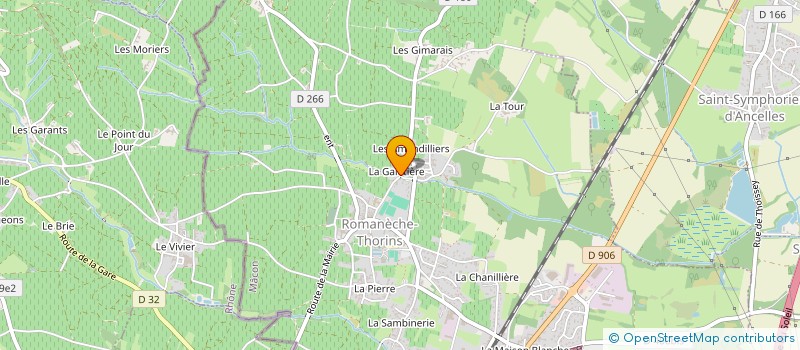 localisation de l'entreprise 518 996 590   ROMANECHE-THORINS