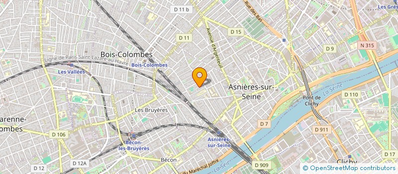 localisation de l'entreprise 519 025 670   ASNIERES-SUR-SEINE