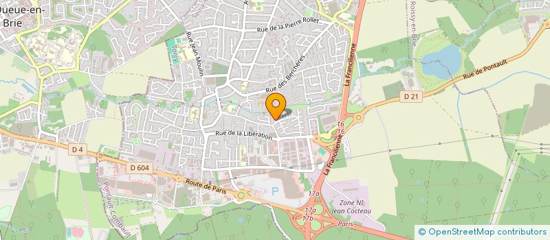 localisation de l'entreprise 519 037 998 à PONTAULT-COMBAULT