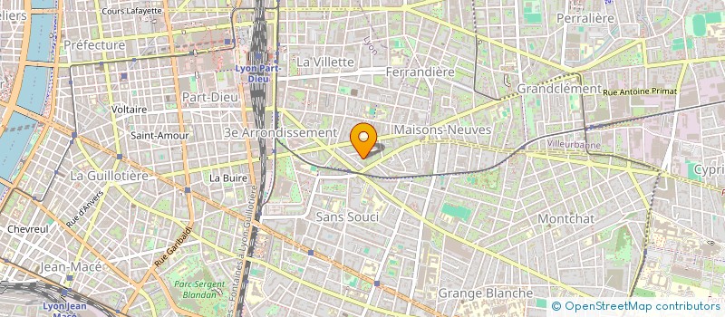 localisation de l'entreprise 519 040 265   LYON