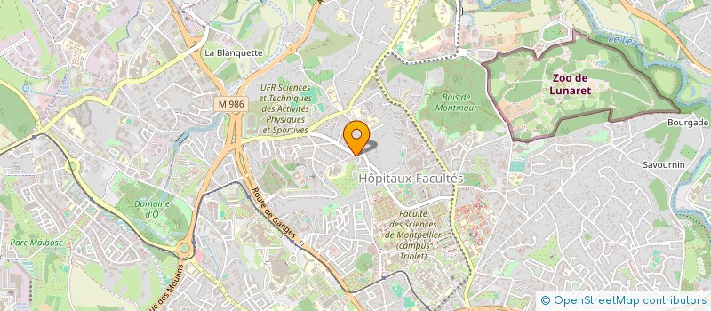 localisation de l'entreprise 519 066 070 à MONTPELLIER