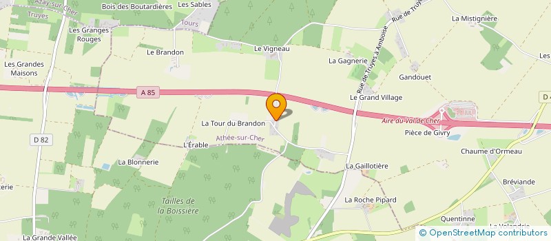 localisation de l'entreprise 519 093 009 à ELOISE