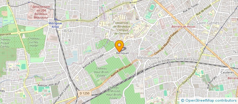 localisation de l'entreprise 519 101 208   PESSAC