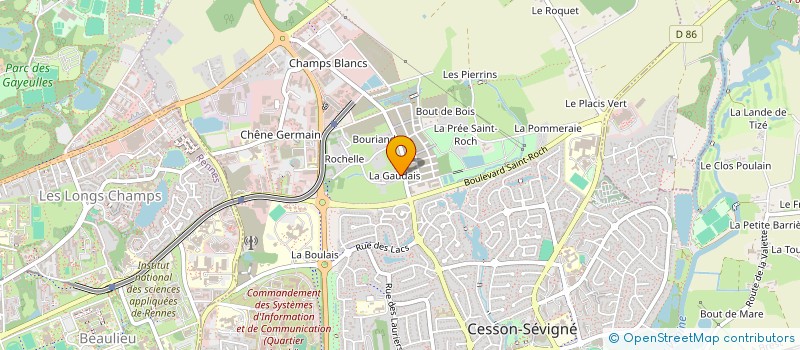 localisation de l'entreprise 519 121 792 à CESSON-SEVIGNE