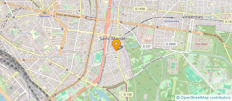 localisation de l'entreprise 519 131 932  à SAINT-MANDE