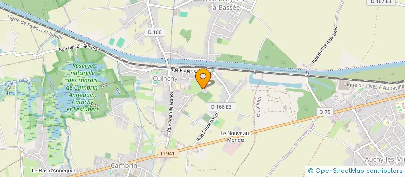 localisation de l'entreprise 519 149 728   CUINCHY