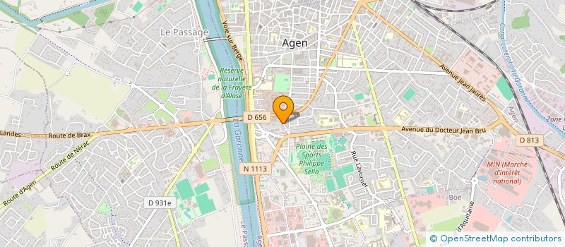 localisation de l'entreprise 519 155 717   AGEN