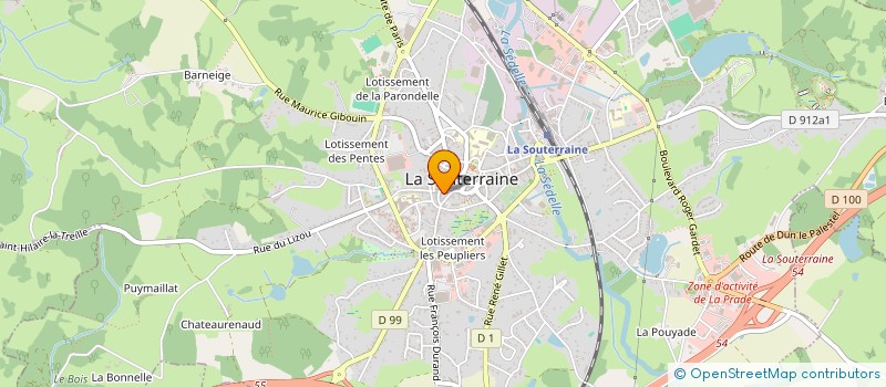 localisation de l'entreprise 519 165 807   LA SOUTERRAINE