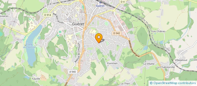 localisation de l'entreprise 519 179 386 à GUERET