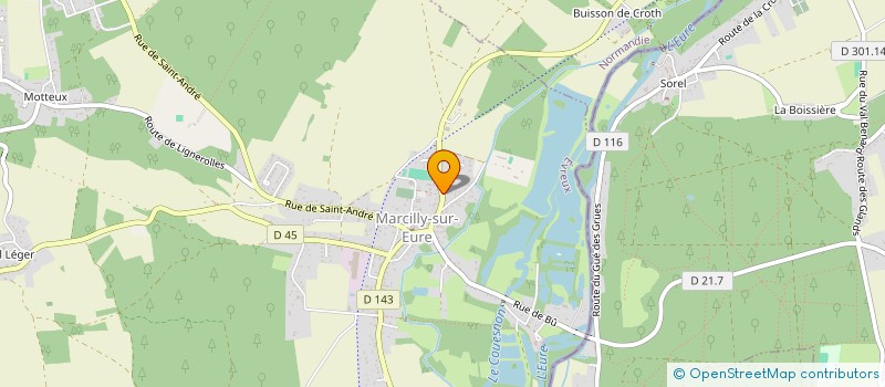 localisation de l'entreprise 519 186 506   MARCILLY-SUR-EURE