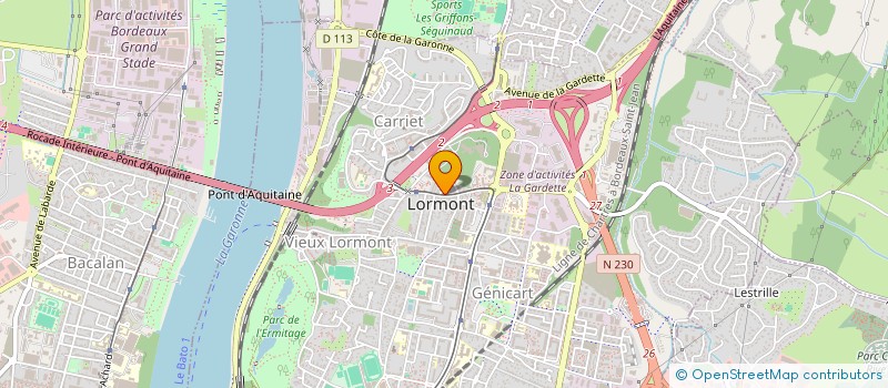 localisation de l'entreprise 519 203 087   LORMONT