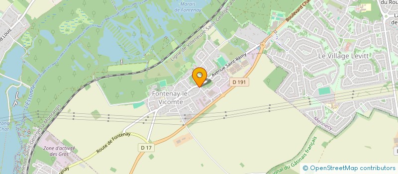 localisation de l'entreprise 519 229 009 à FONTENAY-LE-VICOMTE
