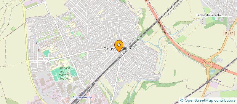 localisation de l'entreprise 519 242 283   GOUSSAINVILLE