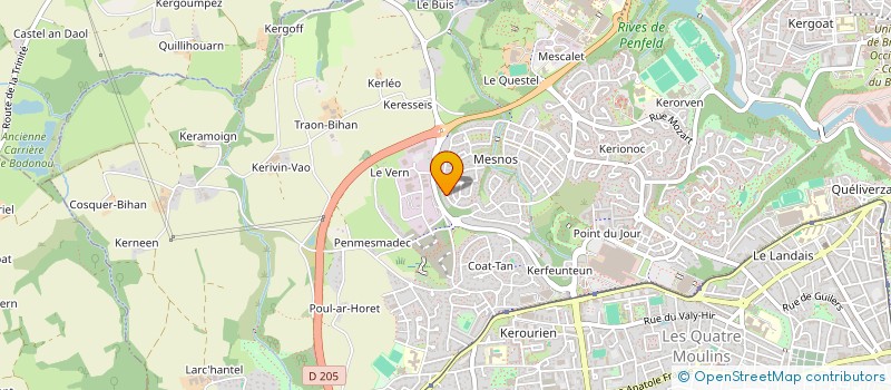 localisation de l'entreprise 519 254 395  à BREST