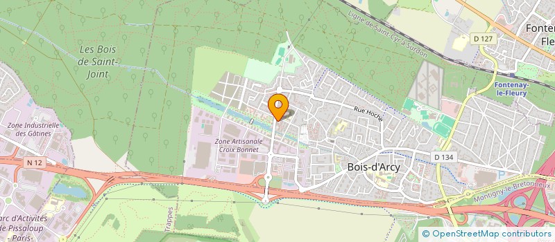 localisation de l'entreprise 519 262 315   BOIS-D'ARCY