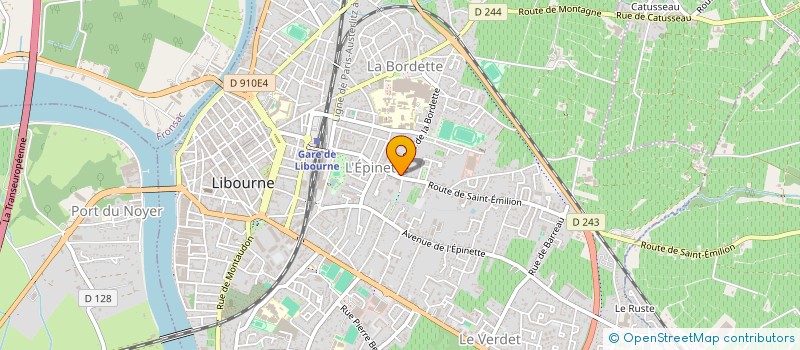 localisation de l'entreprise 519 265 748   GENISSAC