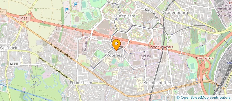 localisation de l'entreprise 519 295 877 à STRASBOURG