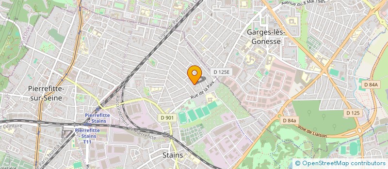 localisation de l'entreprise 519 296 503 à STAINS