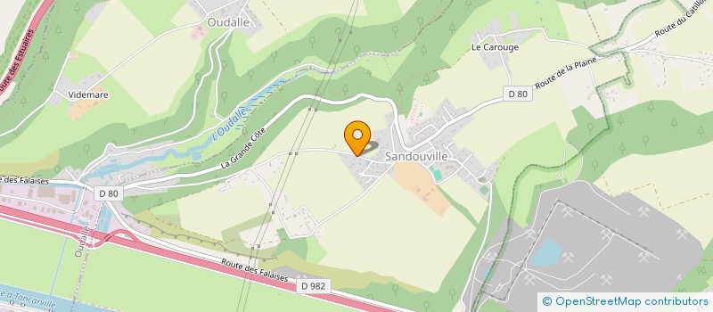 localisation de l'entreprise 519 297 907   SANDOUVILLE