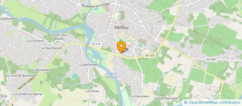 localisation de l'entreprise 519 311 807 à VERTOU