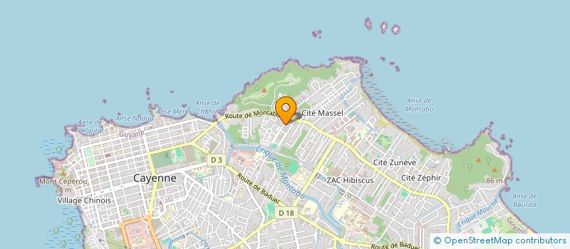 localisation de l'entreprise 519 322 390   CAYENNE