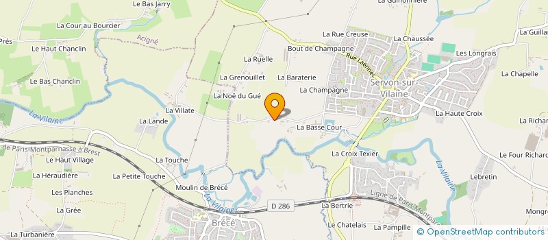 localisation de l'entreprise 519 340 814   MELESSE