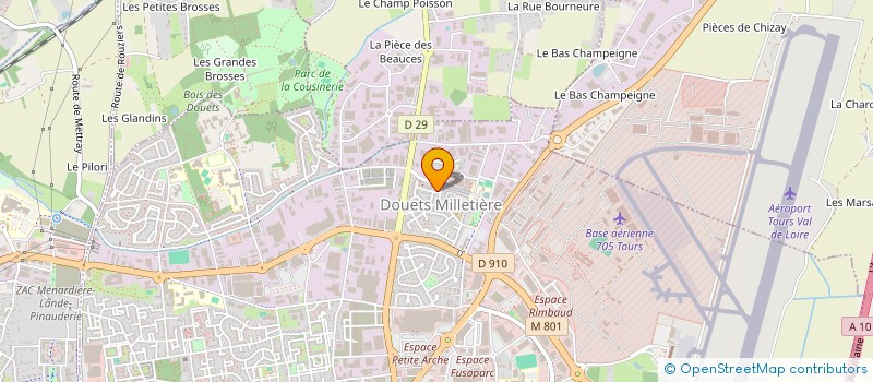 localisation de l'entreprise 519 365 928   TOURS